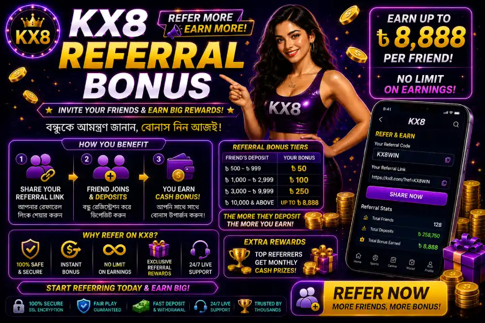 KX8 Referral Bonus