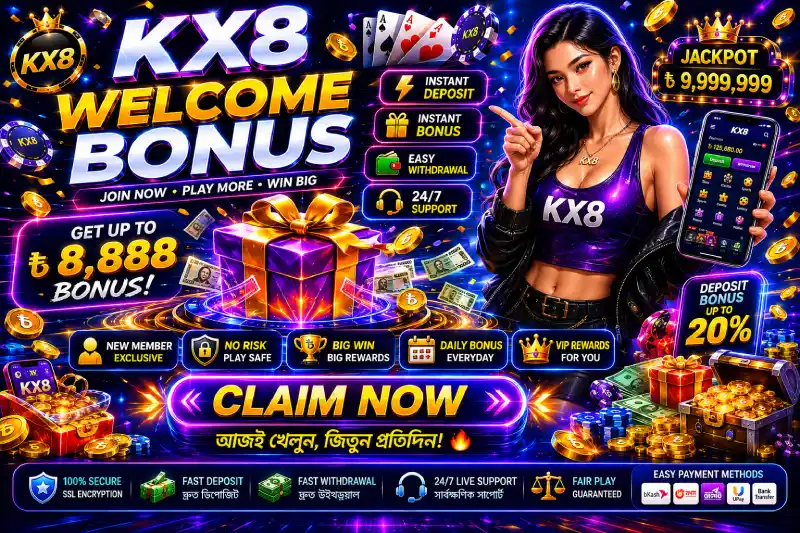 kx8 welcome bonus
